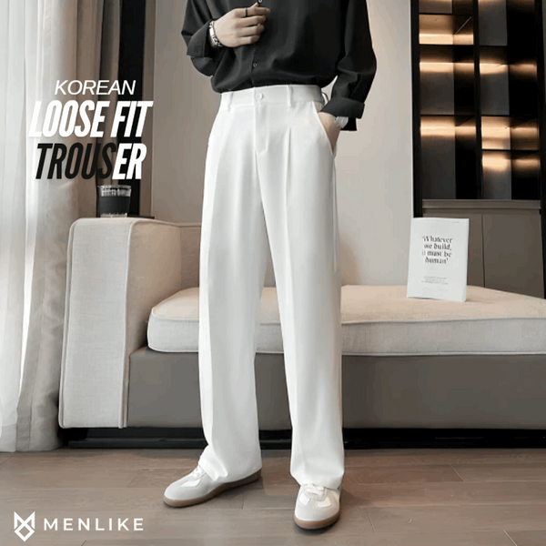 Korean loose fit trouser